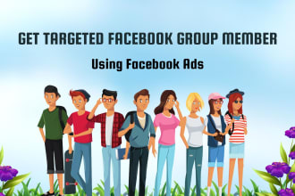 grow your facebook group with targeted members using fb ads