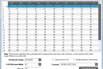 design application in ms excel, vba and access