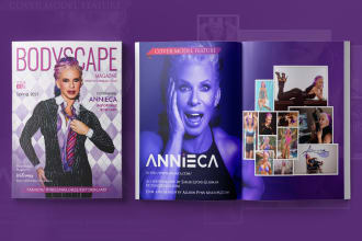 design magazine, brochure, booklet, and layout