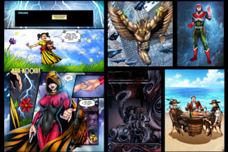 do high quality coloring for your comic pages