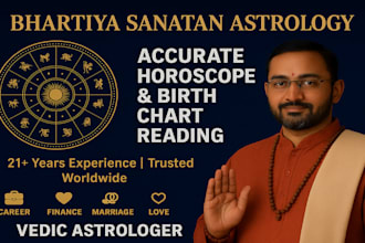 provide detailed vedic astrology, horoscope and birth chart reading