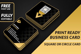 do square business cards ready for print with vistaprint