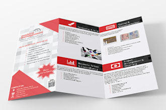 design a professional and unique brochure or flyer