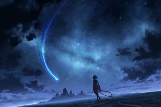 create professional animation background for games or anime