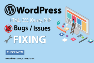 help you by fixing wordpress issues and errors quickly