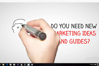 create a best wonder full white board animation video