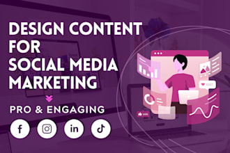 design brand social media content and marketing