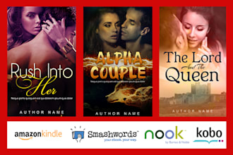 design kindle,smashwords, nook,kobo and other ebook covers