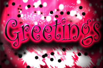 design an attractive Invitation for Business, Holidays,Wedding,Party or Postcard