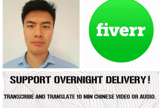 transcribe and translate your chinese audio or video