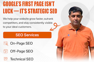 do complete monthly SEO service for google 1st page ranking