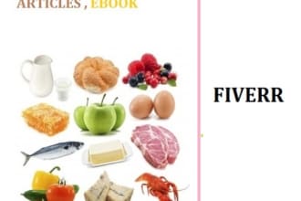 write food, nutrition, health articles, ebook