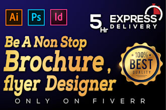 design brochure flyer for your business within 5 hr