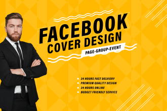 design cover photos for facebook groups, pages, and event
