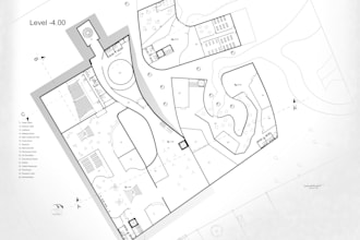 draw 2d architectural floor plans, elevations, sections