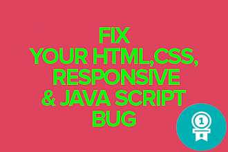 fix html, css, responsive and bootstrap bugs
