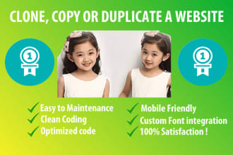 duplicate, clone, backup and transfer your website