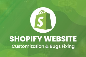 do shopify custom coding and bug fixing
