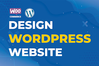 built a professional wordpress website or woocommerce store