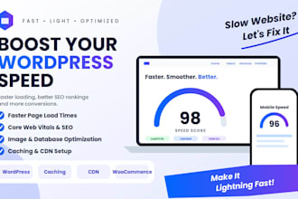 speed up and optimize your wordpress website