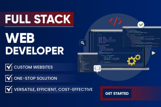 be your full stack web developer in PHP laravel, HTML, CSS
