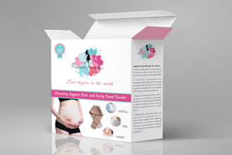 design realistic 3d packaging mockup in photoshop