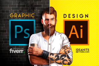 create any kind of graphic design with idea