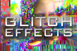 glitch effect your images