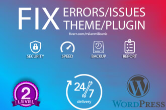 fix wordpress problem or error
