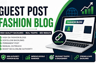 write and publish a guest post on a lifestyle beauty and fashion blog
