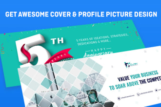 design cover photo or banner for social channels