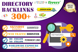 rank you high with 300 directory links