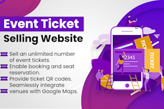 create wordpress event tickets selling website with payment system