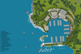 design 2d site plan for rv park, residential, farm