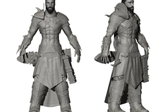 3d model or sculpt a character