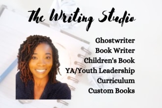 ghostwrite your book, training course, or curriculum