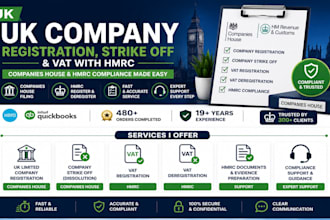 register or close your UK company with hmrc and companies house