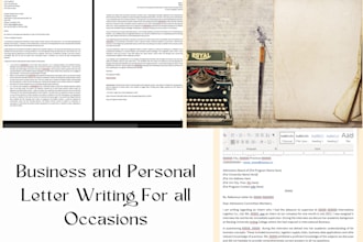write custom letters for all occasions