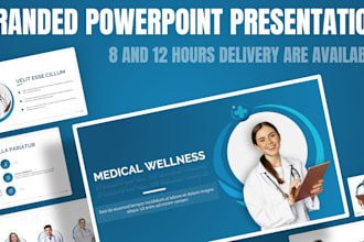 design professional and branded powerpoint presentation