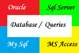 create database in sql,sql server and oracle