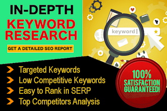 do SEO keyword research and competitor analysis