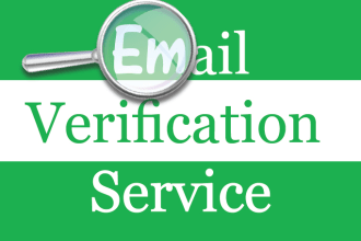 provide email list verification and cleaning service