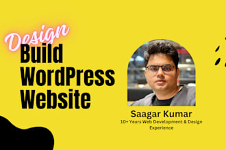 do wordpress website design, create website, business website, website redesign