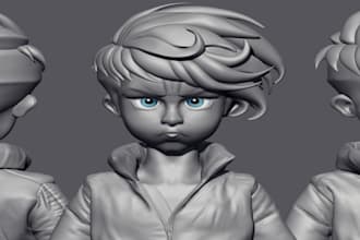3d character modeling realistic or stylized for animations