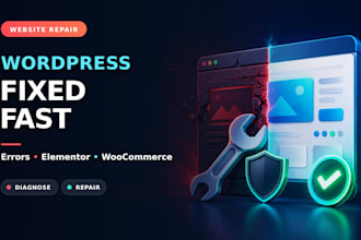fix wordpress issues and do website maintenance