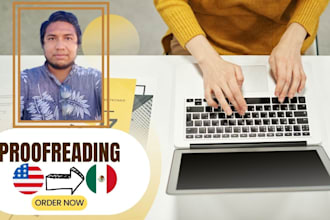 do proofreading of text in spanish