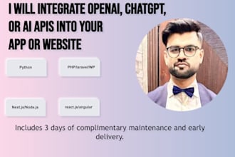 integrate openai, chatgpt, or ai apis into your website