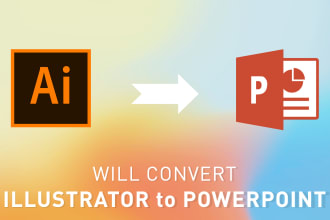 convert ai illustrator to powerpoint template