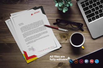 create an editable word letterhead template for your business