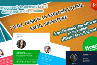 design HTML e signatures